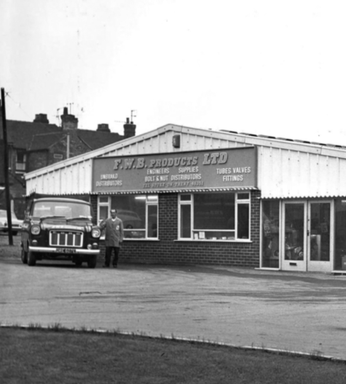 New FWB site at Whieldon Road Stoke-on-Trent in 1967